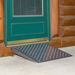 Silver Spring Portable Threshold Ramp EZ Traction Adjustable Aluminum 36×36