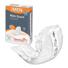 Tranquility Incontinent Pad 5-1/4 X 12-1/4 Inch Length Contoured 52 Ct