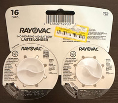 Lot of 55 Hearing Aid Batteries Size 312 Energize Exp 9/28 & Rayovac Exp 5/26