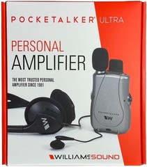 NEW WilliamsSound PockeTalker Ultra Personal Sound Amplifier Headphones PKT D1EH