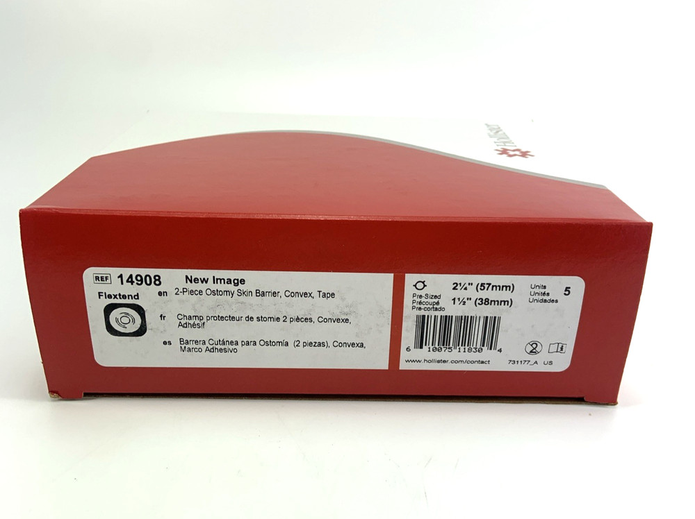 5 Hollister 14908 Flextend Skin Barrier 2 1/4-inch (28mm) Exp 2029-30