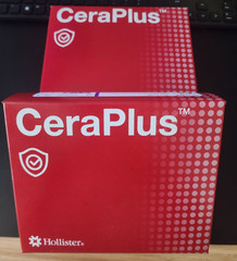 (2) Hollister 11404 New Image Ceraplus 2-piece Ostomy Skin Barrier 5 Units