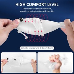 Wearable Urine Bag Male Urinal Bag Incontinence Pants for Men（500ml*2）