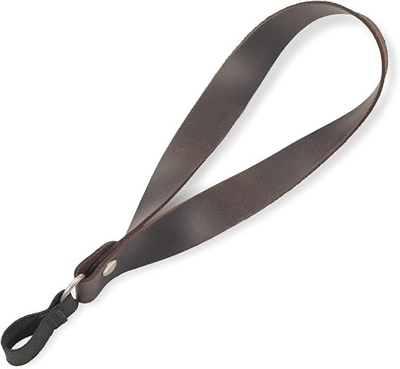 Asterom Handmade Leather Cane Strap – Stylish Wrist Strap for Canes and Walking