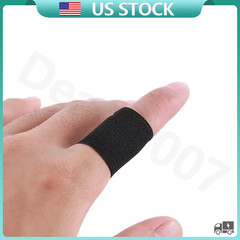 10pcs Finger Compression Sleeves Protector Support Pain Management Elastic Fiber