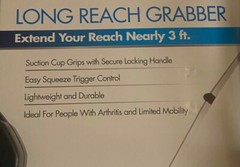 Long Reach Safety Extender Grabber By IdeaWorks In Black And Silver Lot Of 2.