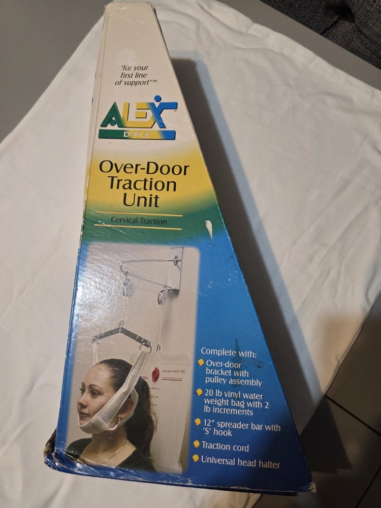 Alex DME Over Door Traction Unit Cervical Universal Head Halter 9630 New