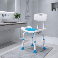 Heavy Duty Bath Bench with Rust Resistant Frame and 400 Lbs Support for Elderly