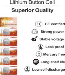 40 Pack CR2032 Batteries, 3V Lithium Coin Battery for Small Electronic…