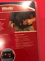 Mueller Sport Care Adjustable Back Brace with Lumbar Pad