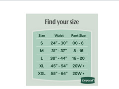 Depend Fresh Protection Incontinence Underwear for Women, Adult Diapers, XL, 68