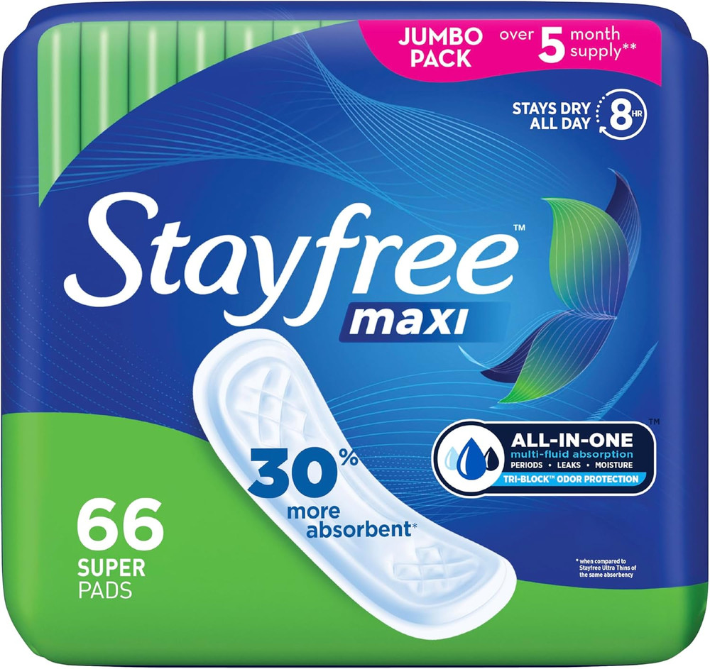 Maxi Super Long Pads for Women, Wingless, Reliable Protection and Absorbency of