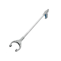 Unger 32” Grabber Plus Reacher Tool and Trash Picker 33.5″L x 5″W, White