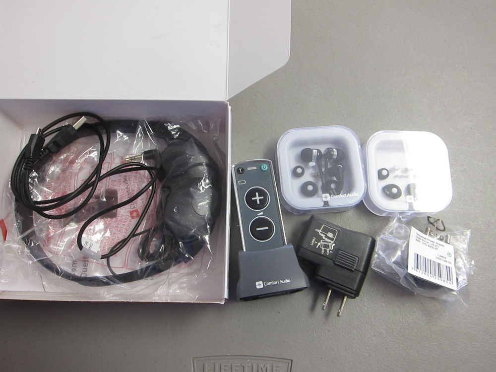 Comfort Audio Duet Hearing Amplifier Listener W/ Headphones, Earbuds -SHIPS FREE