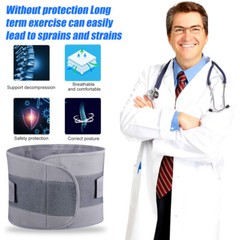 Adjustable Lumbar Support Lower Waist Back Belt Brace Pain Relief Men and Women