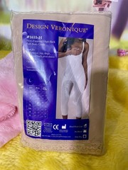DESIGN VERONIQUE NON-ZIP HIGHBACK FULL BODY Compression Garment 1655H Sz L NIP!