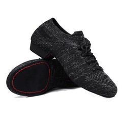 Soft Mesh Low Heel Shoes for Women and Girls, Ballroom Tennis, Latin Training, B