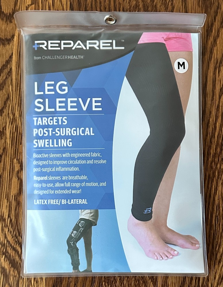 Reparel Leg Sleeve Size M, Black Ref No LS102 Bilateral BRAND NEW