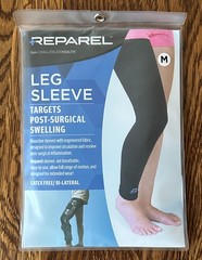 Reparel Leg Sleeve Size M, Black Ref No LS102 Bilateral BRAND NEW