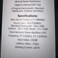 NuvoMed DigiEars Max CIC OTC Hearing Aids Rechargable 36 Hr Battery Retail $299