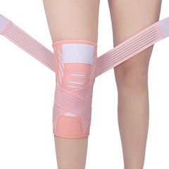 yeloumiss Knee Brace for Women & Men Support Sleeve 1 XX-Large, Pink