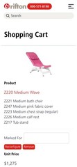 Rifton Wave Bath Chair for Special Needs Medium, 250 Lb Max