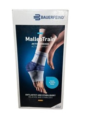 BAUERFEIND MalleoTrain Sleeve Ankle-Size 1, LEFT,BLACK, 11011102070701 New Open