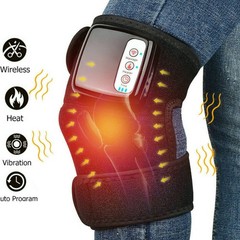 Electric Heated Vibration Knee Joint Brace Therapy Shoulder Massager Pain Relief