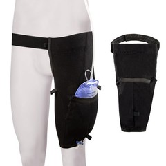Catheter Leg Bag Holder Sleeve Cotton Fabric Urine Drainage Cover XL