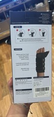 Dr. Arthritis Thumb & Wrist Support Brace Splint Adjustable M/L Right Black