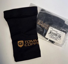 Tommie Copper Size Small Compression Elbow Sleeve Black 2 pack New
