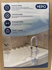 Bathroom Bathtub Grab Bar Shower Safety Handle Pregnant Elderly Rail Tub Clamp