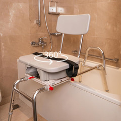Adjustable Sliding Shower Chair & Transfer Bench for Elderly & Disabled