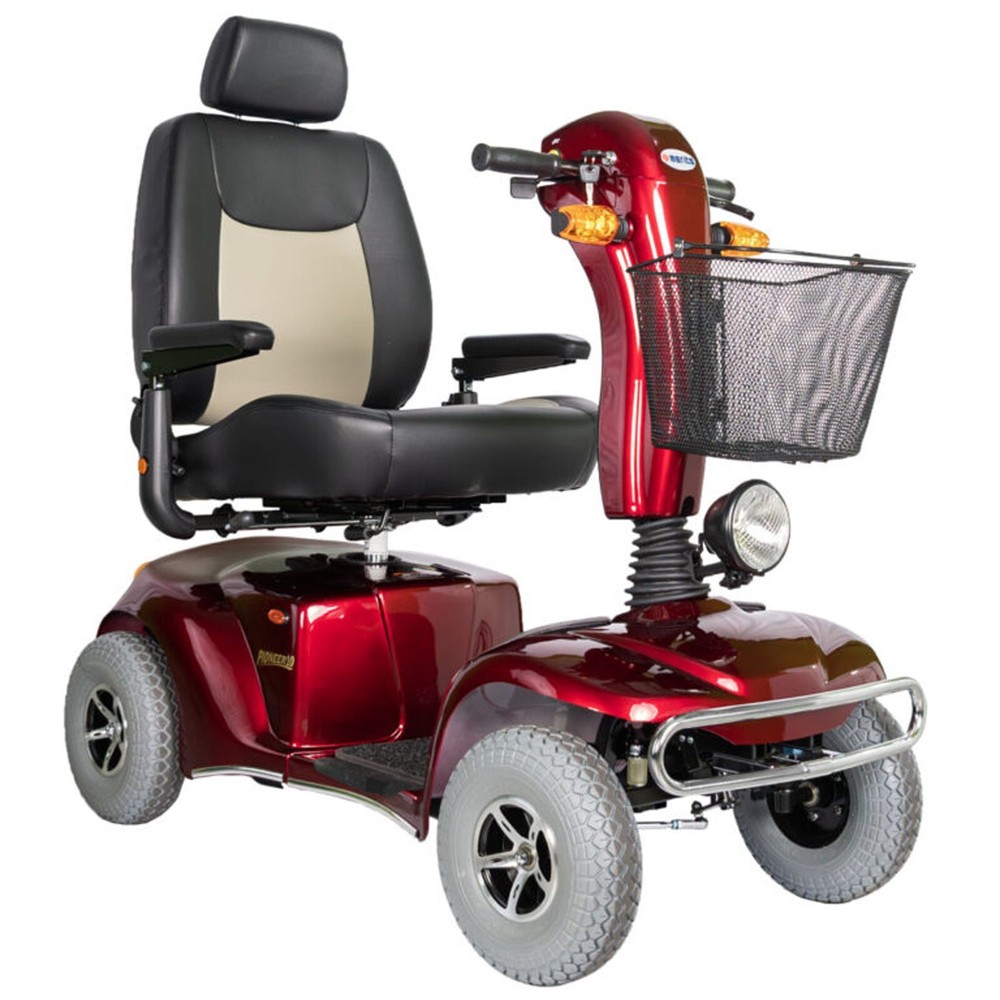 Electric Scooter Pioneer 10 Heavy Duty 500 lb Weight Cap Suspension 32 Mile