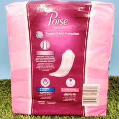 (2) Poise Pads 30 (Regular Length -Light) & Liners 44 (Long Length -Very Light)