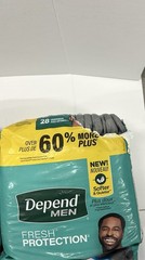 56 Count Depend Men’s Large Incontinence Underwear Maximum Protection