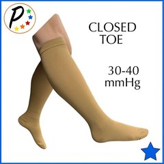 🔵 Presadee Traditional Closed Toe 30-40 mmHg X-Firm Compression Leg Calf Socks