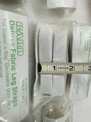 BARD – 7 pair Lot – Deluxe Fabric Leg Straps – Adjustable Fit – 8”-24” – NEW