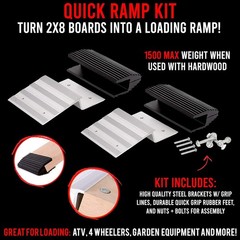 AFA Tooling Adjustable Loading Ramp Kit for 2×8 Lumber – 1500LBS Capacity, Ea…