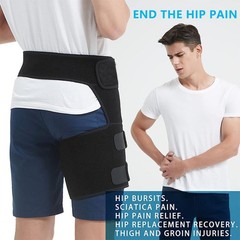 Thigh Hip Brace Compression Groin Support Wrap for Sciatica Pain Relief Thigh