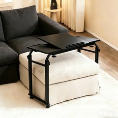 Komorebi Overbed Bedside Table Over The Bed Table Wheels Height Adjustable