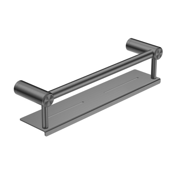 Mecca Care Accessible Grab Rail with Shelf 300mm Special Need Safety NRCR2512CGM
