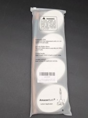 AmazerBath Lotion Applicator for Back Feet w 4 White Replacement Pads NEW