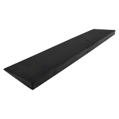 Anti-slip Solid Rubber Threshold Ramp Step Threshold Ramp Pad 9.8 x 35.4 x 1.8“