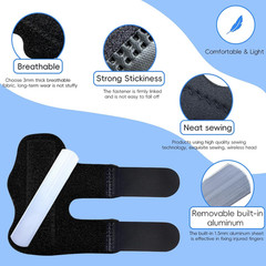 Finger Splint, Universal Trigger Finger Brace for Broken/Arthritis Pain and Spra
