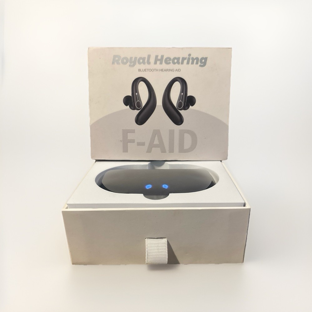 Royal Hearing Rechargeable Wireless Hearing Black