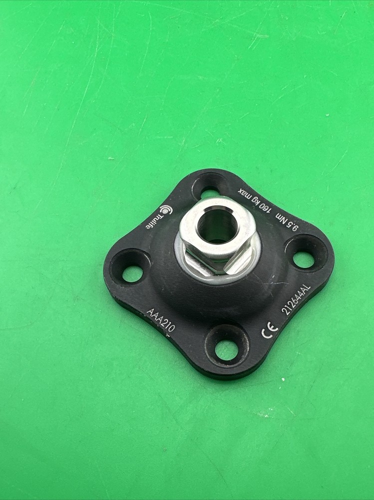 Trulife Aaa210 Prosthetic 4 Hole Pyramid Plate. Prosthetic Plate. Black
