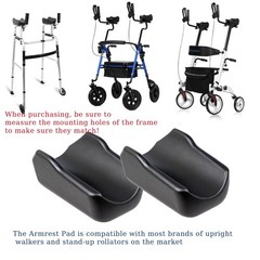 Universal Walker Armrest Pads – 2 Pack, Comfortable Forearm Support Replacement