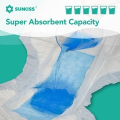 Comfortable Large Adult Diapers – Odor & Leak Protection, 60 Disposable Count