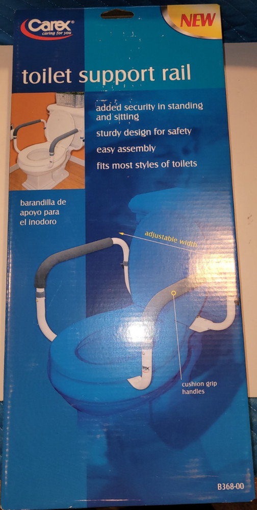Carex Health Brands Toilet Support Rail B36800